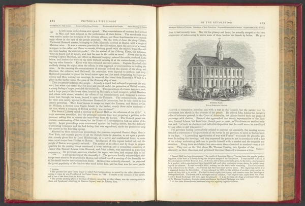 Faneuil Hall. From an English print of the time