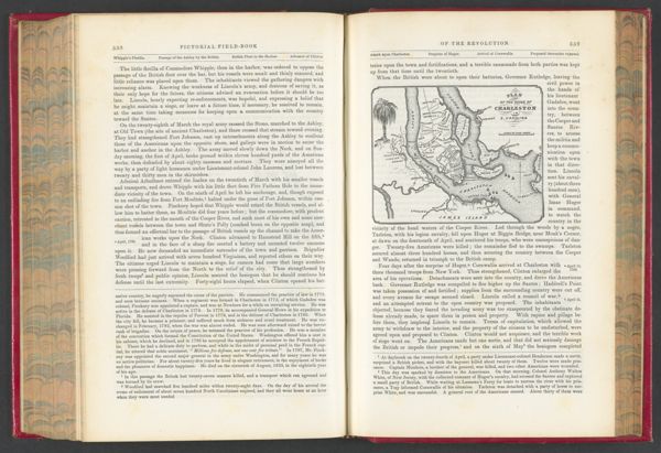 Plan of the Seige [sic] of Charleston in S. Carolina