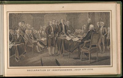 Declaration of Independence, July 4th 1776