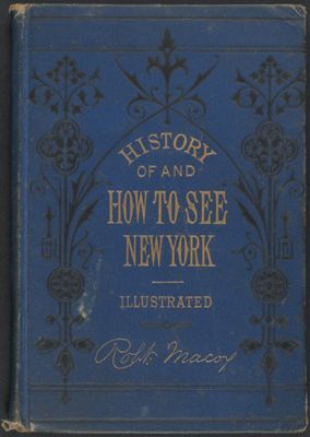 History of and How to See New York [Front Cover]