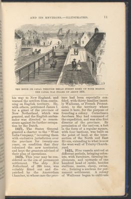 The Ditch or Canal Through Broad Street Sided up with Boards. The Canal was Filled up about 1676