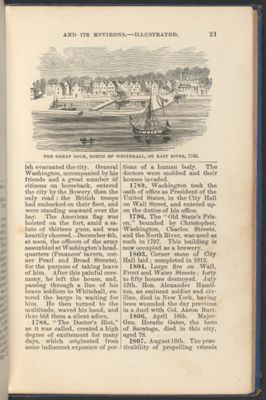 The Great Dock, North of Whitehall, on East River, 1746