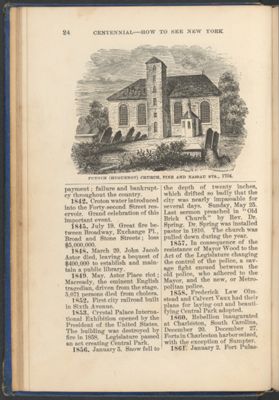 French (Huguenot) Church, Fine and Nassau sts. 1704