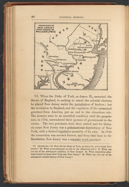 Upper Part of New Jersey with the Vicinity of Philadelphia