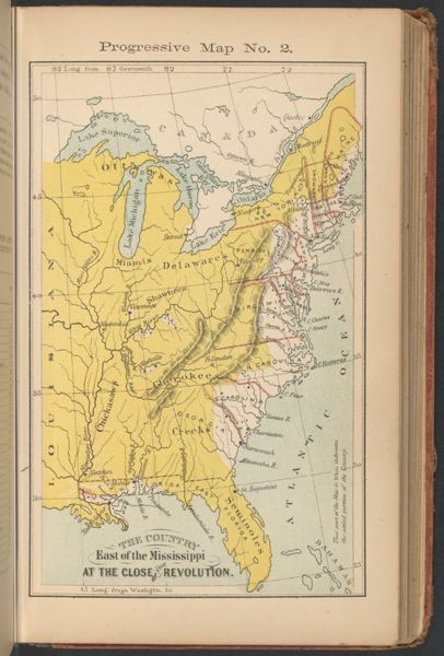 The Country East of the Mississippi at the Close of the Revolution