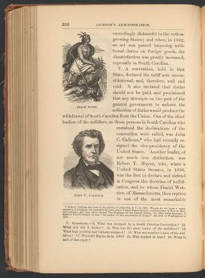 Black Hawk; John C. Calboun