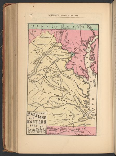 Part of Maryland and Eastern part of Virginia