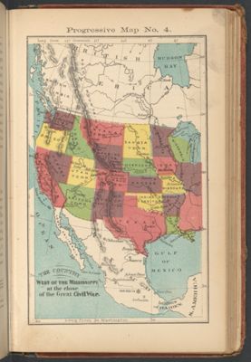 THe Country West of the Mississippi at the Close of the Great Civil War.