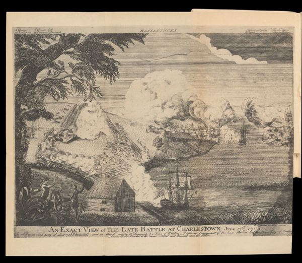 An Exact View of the Late Battle at Charlestown June 17th 1775