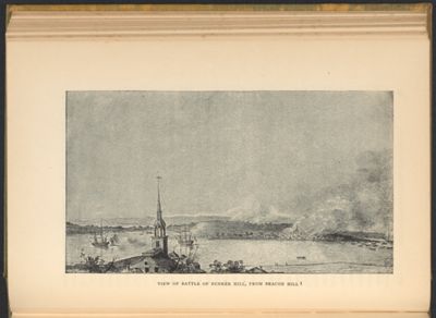 View of Battle of Bunker Hill, from Beacon Hill