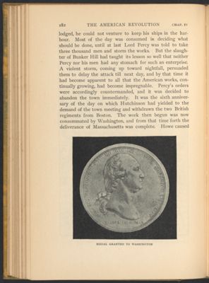 Medal Granted to Washington