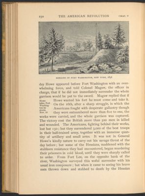 Remains of Fort Washington, New York, 1856