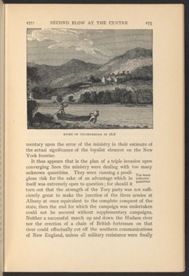 Ruins of Ticonderoga in 1818