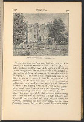 Judge Chew's House at Germantown