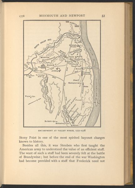 Eencampment at Valley Forge, 1777-1778