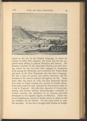 A North View of Fort Johnson drawn on the spot by M. Guy Johnson Sir. Johnson's Son