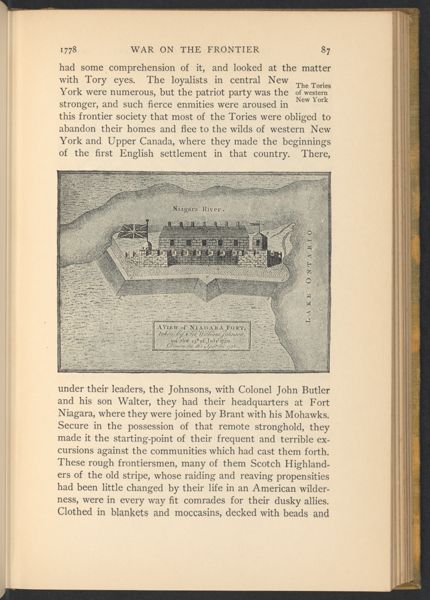 A View of Niagara Fort, taken by Sir William Johnson, on the 25th of July 1759.