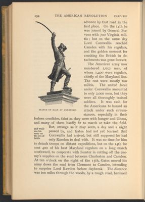 Statue of Kalb at Annapolis
