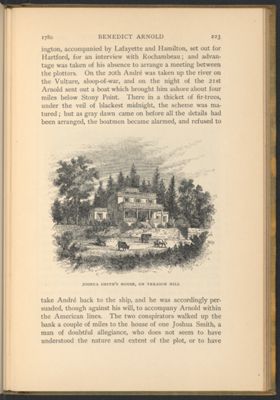 Joshua Smith's House, on Treason Hill