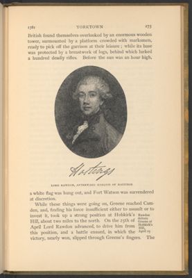 Lord Rawdon, Afterward Marquis of Hastings