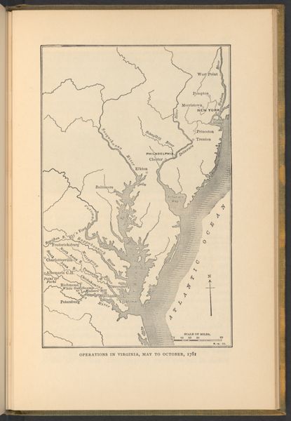 Operations in Virginia, May to October, 1781