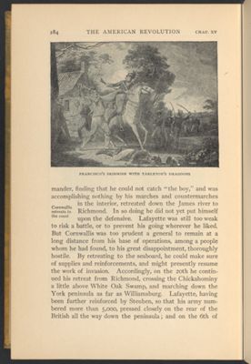 Francisco's Skirmish with Tarleton's Dragoons