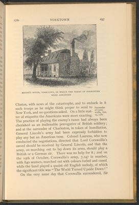 Moore's House, Yorktown, in Which the Terms of Surrender were Arranged