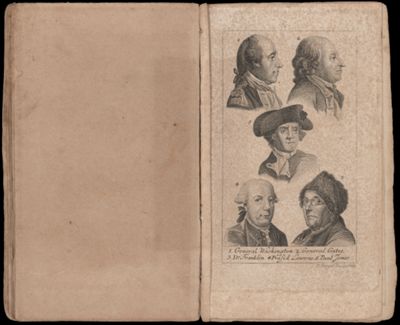 1. General Washington. 2. General Gates. 3. Dr. Franklin. 4. Prasid Laurens. 5. Paul Jones.