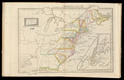 Eighth map or Map of 1789. To accompany Willard's History of the United States.