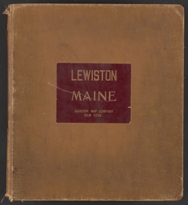 Insurance Maps of Lewiston Maine [Front cover]