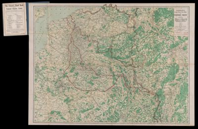 Hammond's Large Scale War Map of the Western Front.
