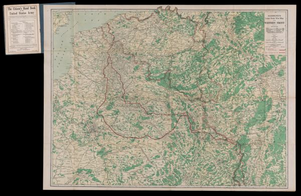 Hammond's Large Scale War Map of the Western Front.