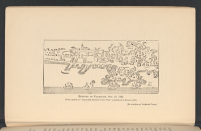 Burning of Falmouth, Oct, 18, 1775.