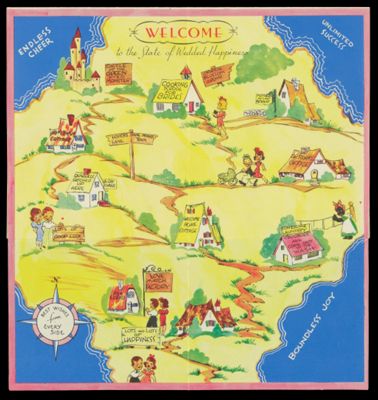 Newlyweds roadmap to the land of dreams come true.