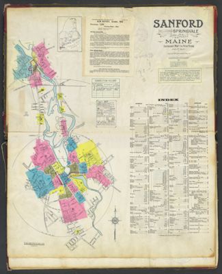 Sanford, including Springvale, York County, Maine - New Report, October, 1940 - Index - Correction Record