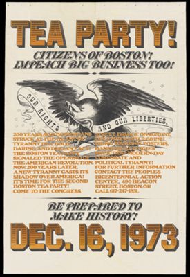 Tea Party! : citizens of Boston impeach big business too!