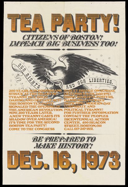 Tea Party! : citizens of Boston impeach big business too!