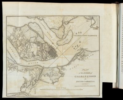 Plan of the Siege of Charlestown in South Carolina