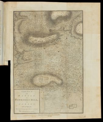 Sketch of the Battle of Hobkirks Hill, Near Camden. on the 25th April, 1781.