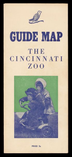 The Cincinnati Zoo Guide Map.