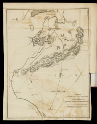 Sketsh of General Grants Position on Long Island