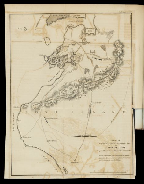 Sketsh of General Grants Position on Long Island