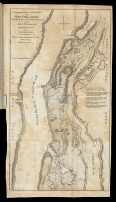 A Topographical Map of the Northn. Part of New York Island , Exhibiting the Plan of Fort Washington, now Fort Knyphausen, shewing the several Attacks of the Royal Army.