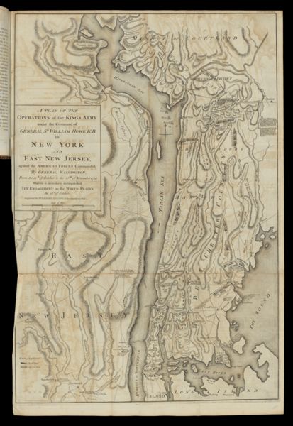 A Plan of the Operations of the King's Army under the Command of General Sr. William Howe, KB in New Yourk and East New Jersey, against the American Forces Commanded By General Washington, From the 12th of October to the 28th of November 1776. Wherein is particularly distinguished The Engagement on the White Plains.