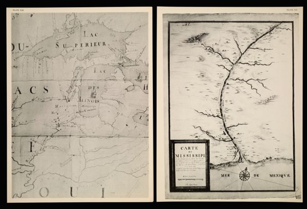 [Plate XIB] Carte de l'Amerique septentrionale depuis le 25: jusqu'au 65 deg. de latt. & environ 140: & 235. deg. de longitude... [1942 copy of 1688 original] Franquelin, Jean Baptiste Louis