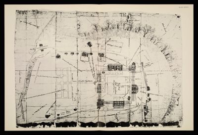 [Plate XXXIVA] Draught of Fort Dearborn in 1808 [1942 copy of 1808 original]