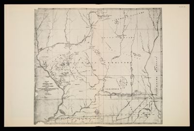 [Plate LII] Map of the Boundary Line between Ceded and Unceded Lands surveyed under the direction of the Hon. J. H. Eaton, Sec. of War, conformably to the stipulations of the Treaty of Prairie du Chien of 1829. By Lucius Lyon of Detroit Mich. Ter.[1942 copy of circa 1830 original]