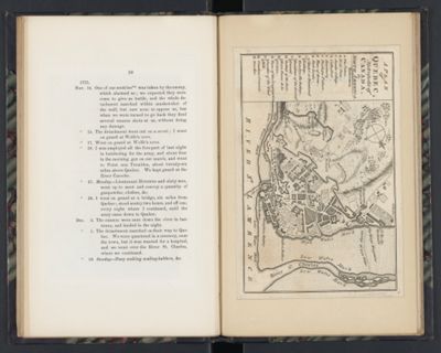 A plan of Quebec, Metropolis of Canada in North America