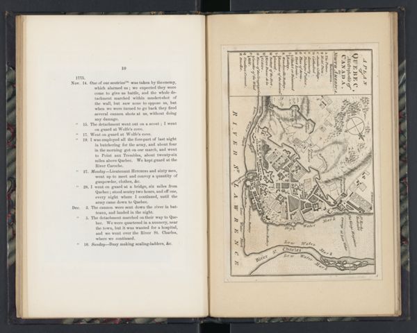 A plan of Quebec, Metropolis of Canada in North America