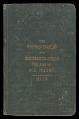 The Western Tourist and Emigrant's Guide [Front cover]